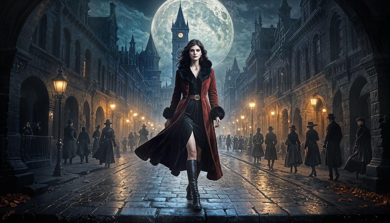 It's dark under the bridge, shadows whisper, her footsteps s...