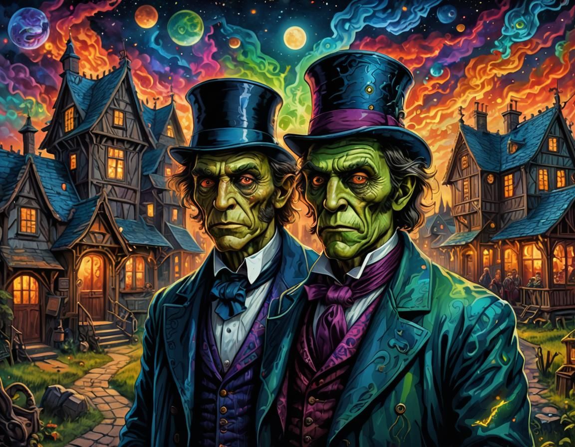 Dr. Jekyll and Mr. Hyde in Haunted Village