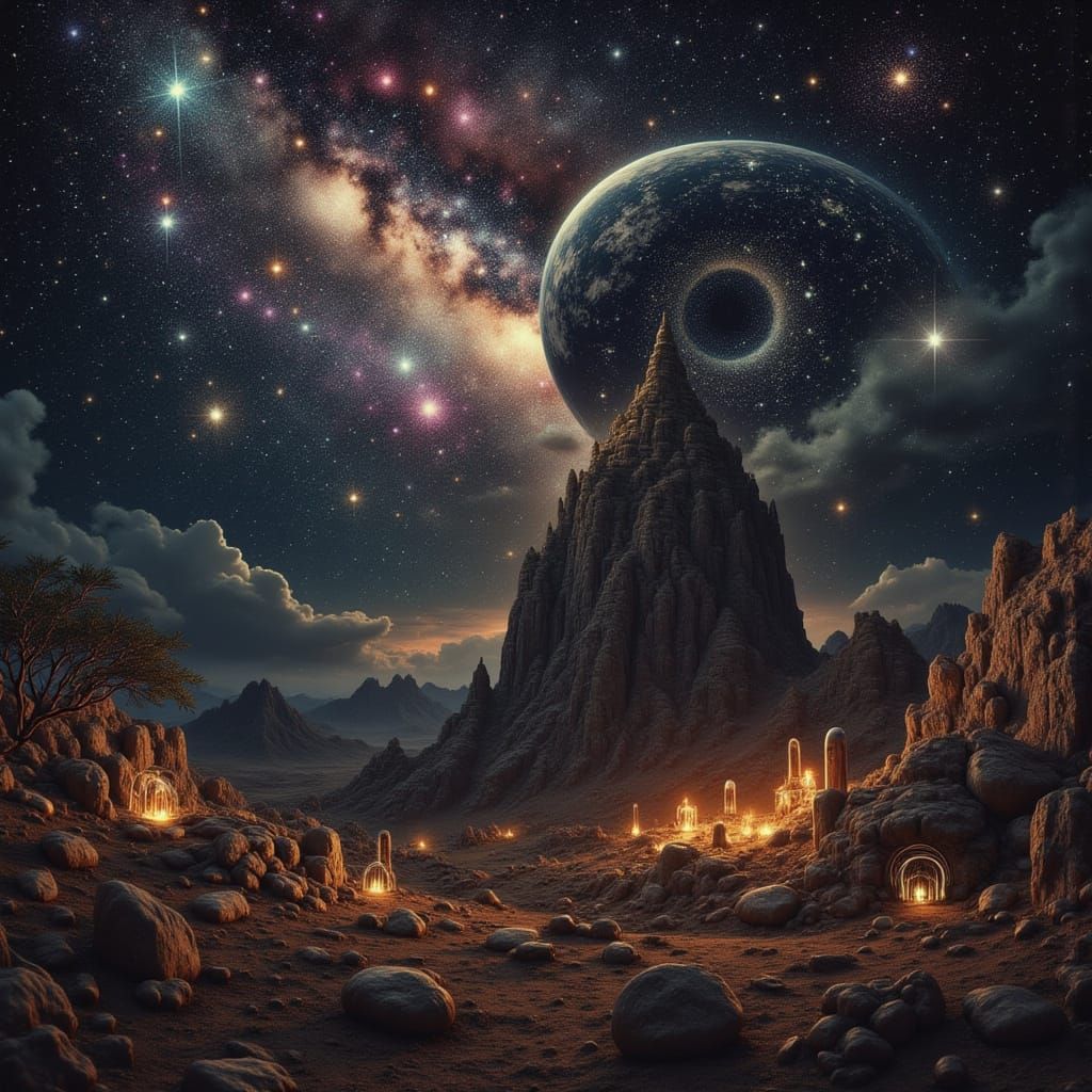 You taught me the courage of stars before you left.
How light carries on endlessly, even after death.
With shortness of ...