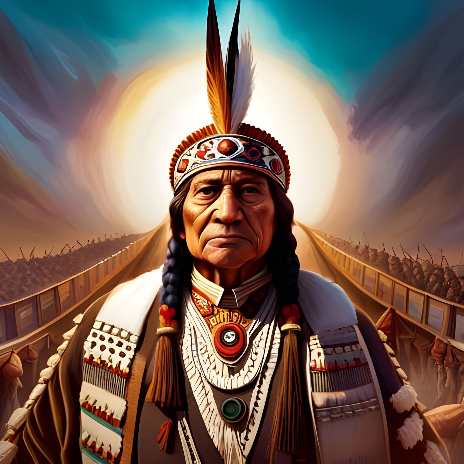 Portrait Sitting Bull