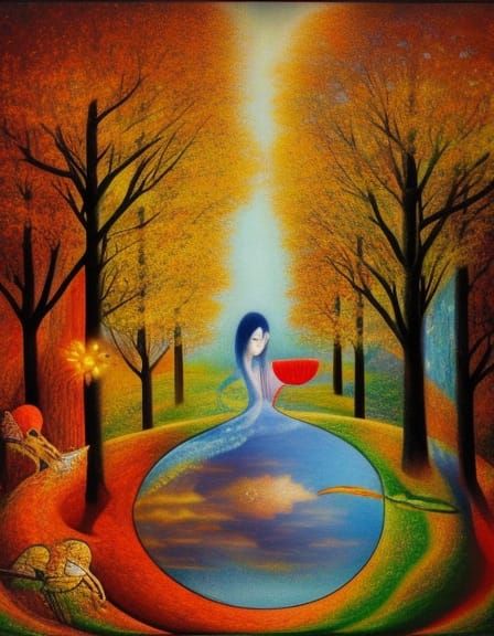 Surreal Light Beams Separate Black from White