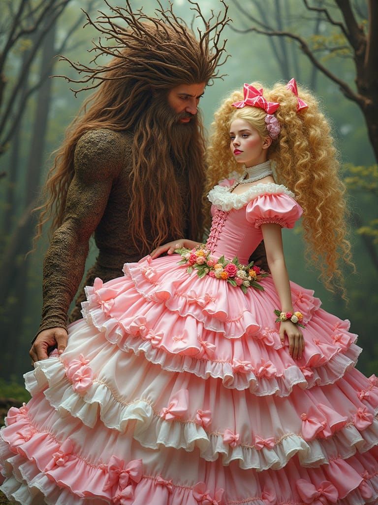 Ancient Forest God Captures a Dainty Victorian Princess in V...