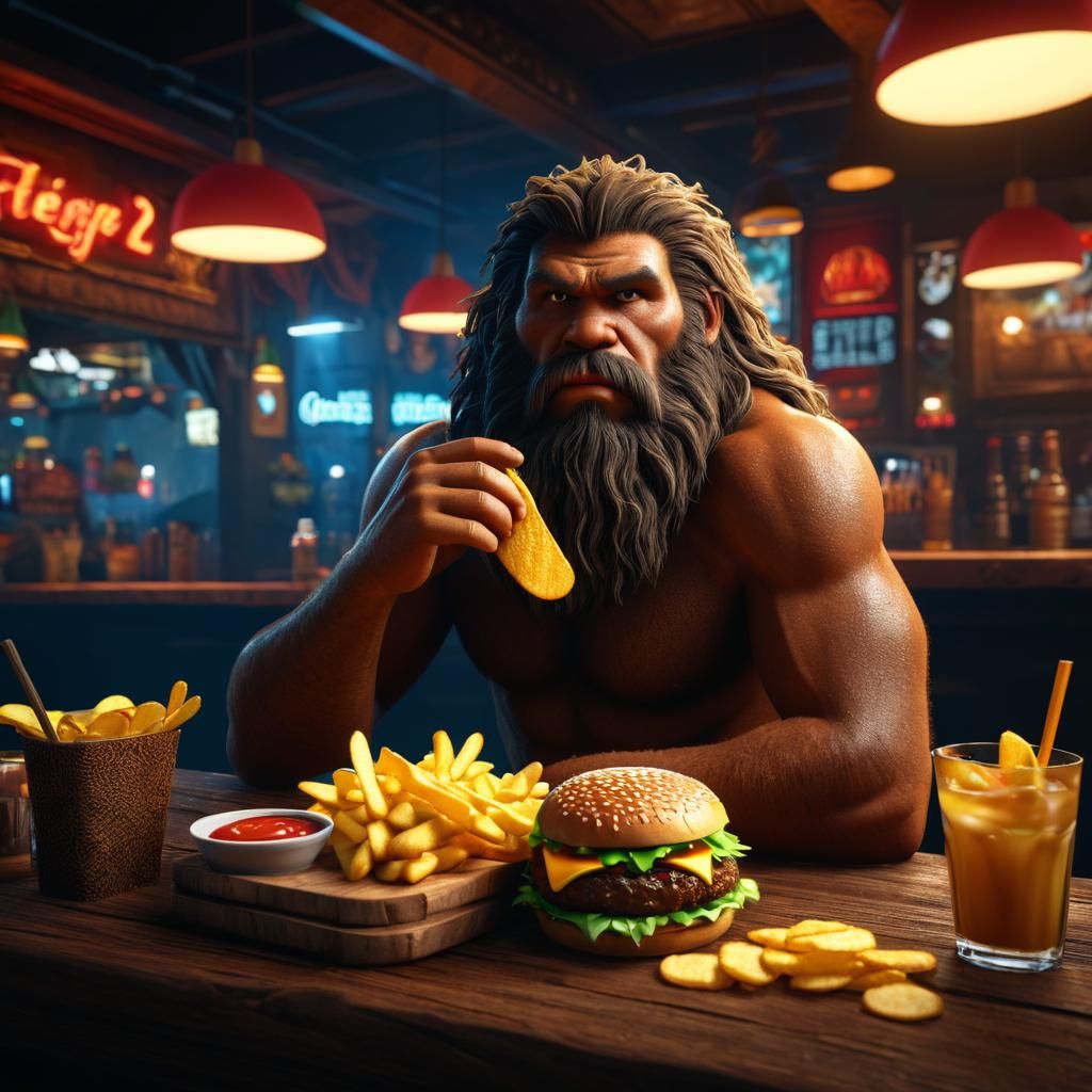 Don't get food like this in that cave!