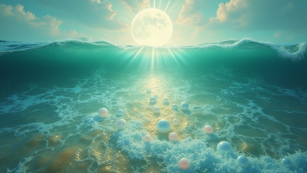 Ethereal Convergence of Oceanic Wonders