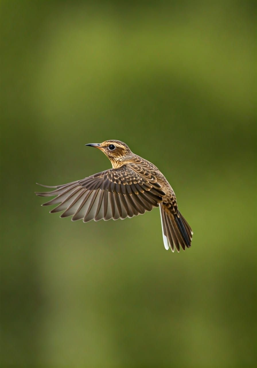 Mythical Bird Soaring Through Dust