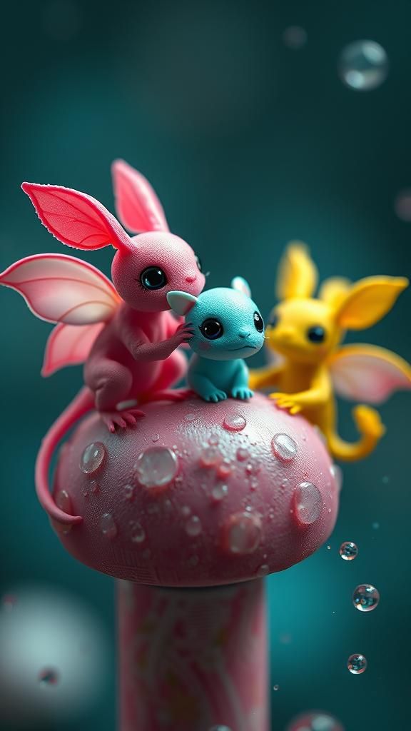 Cute Creatures in Thumbtack: Fantasy Concept Art