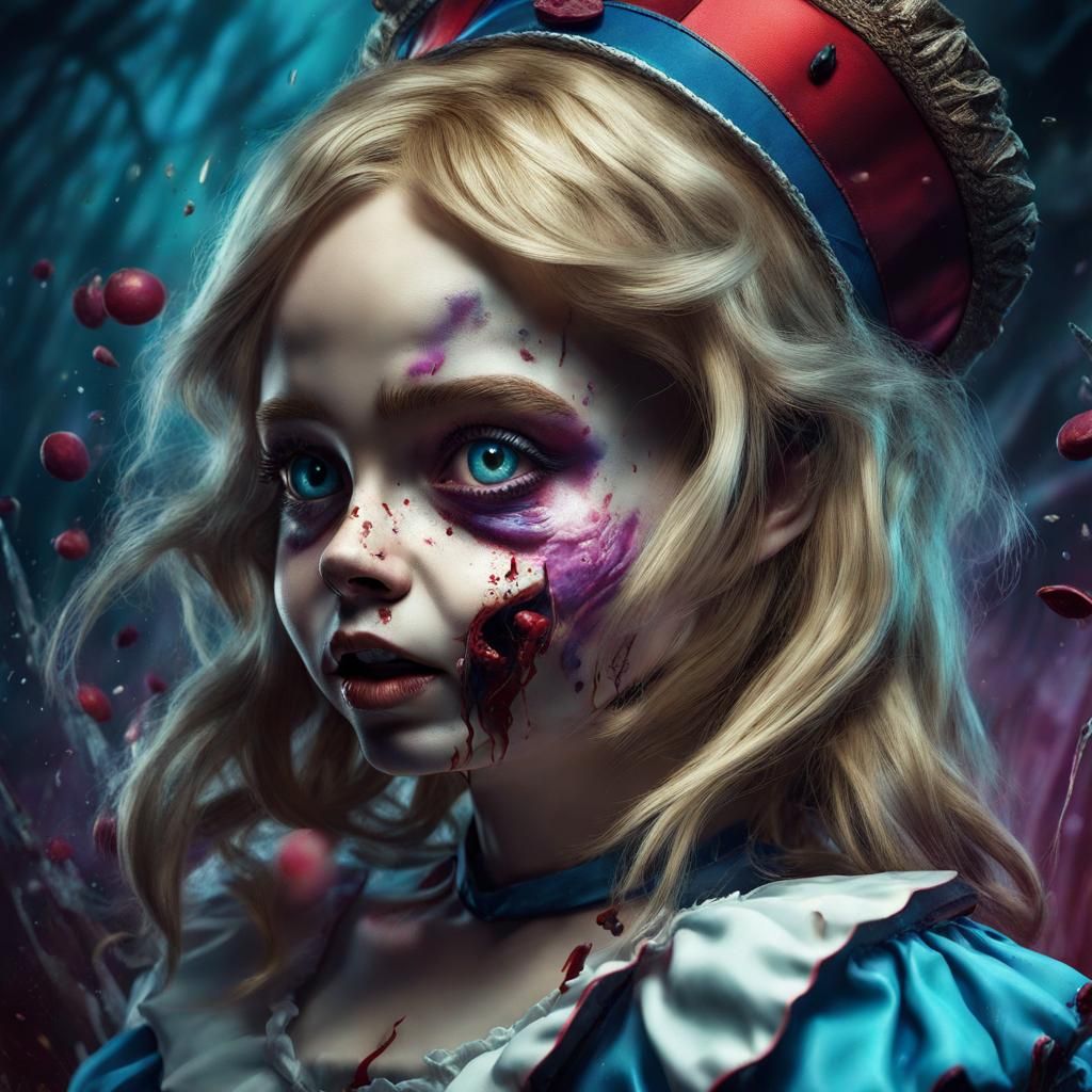 Horror Alice in Wonderland Concept Art
