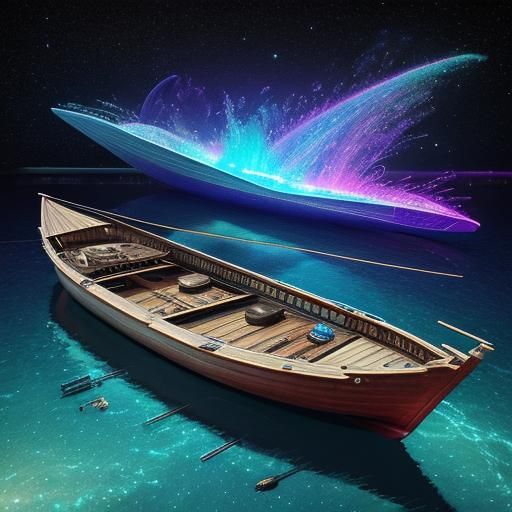 Cosmic Unconventional Boats in Astral Holographic Illustrati...