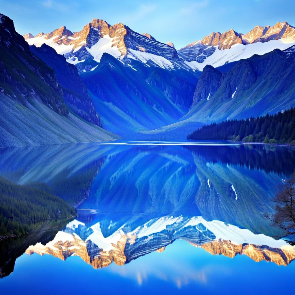 ** Upside Down World In The Lake **