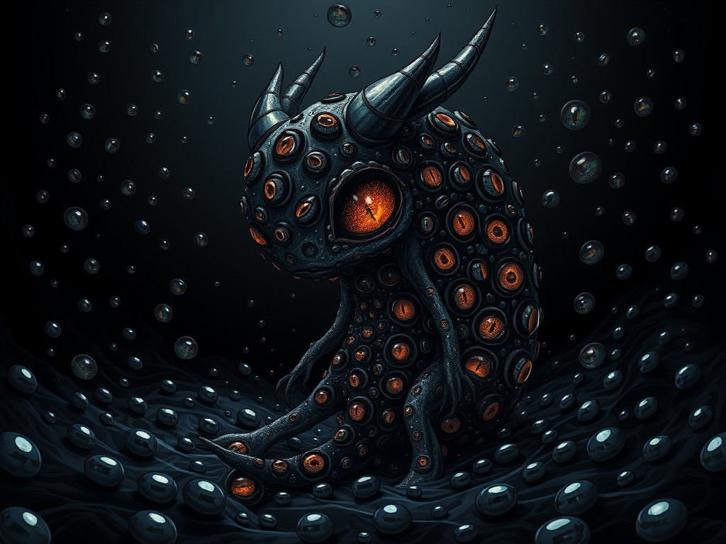 Chibi Beast Emerges From Dark Realm With Thousand Eyes