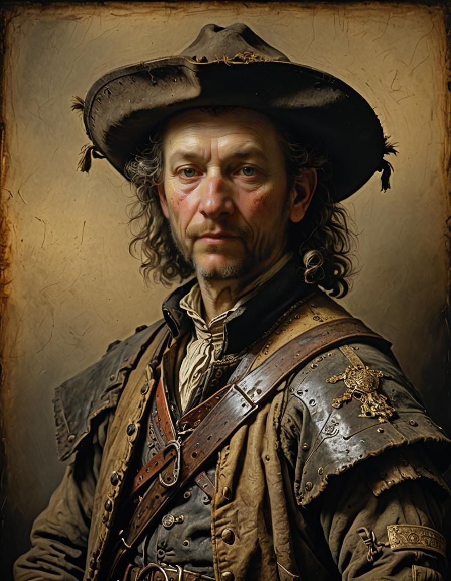 Lone Ranger as Rembrandt Painting