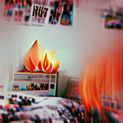 Abstract Design with Vibrant Colors and Intricate Patterns