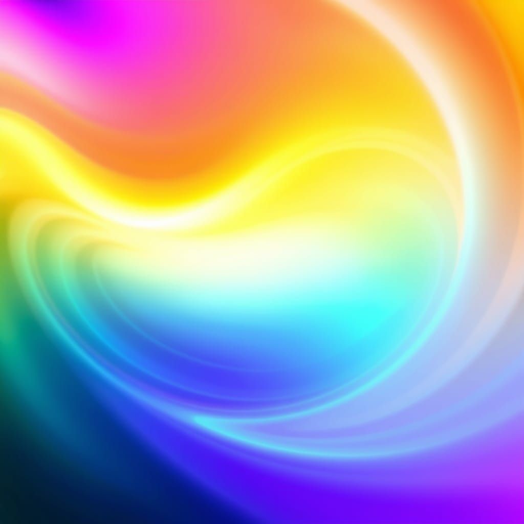 Kaleidoscopic Color Stream in Hyperrealistic Macro Photograp...