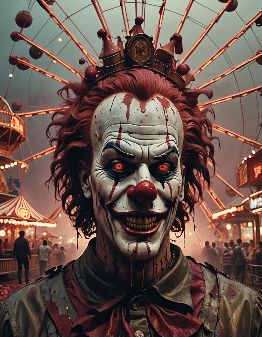 Horrific Carnival Nightmare: Exploding Clown