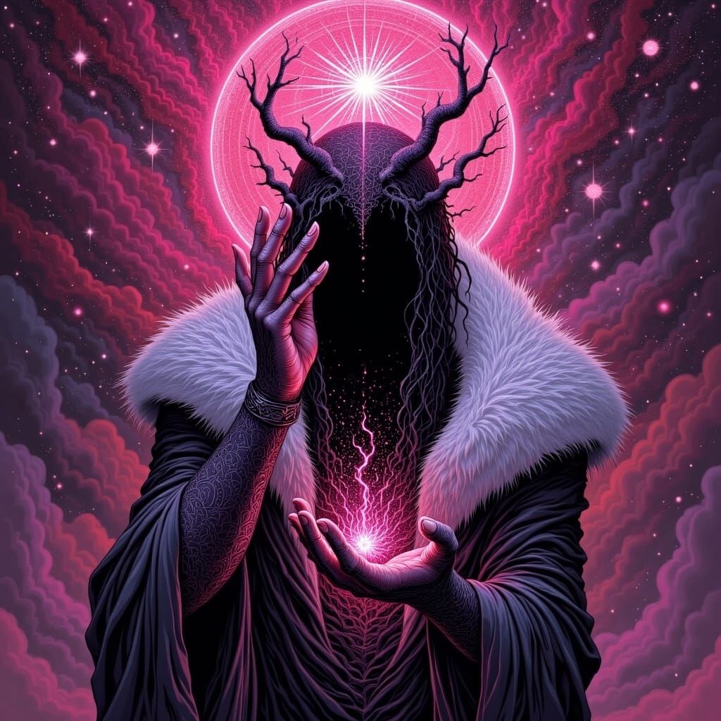 Enigmatic Faceless Deity Bares Soul to Universe