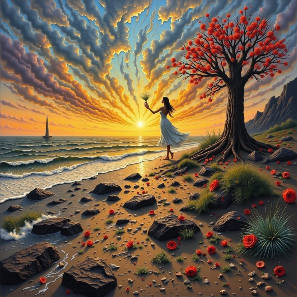 AI Generated Portrait of a Woman