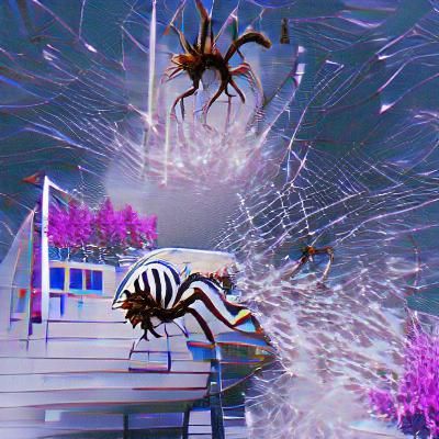 Close-up of a Spider's Face
