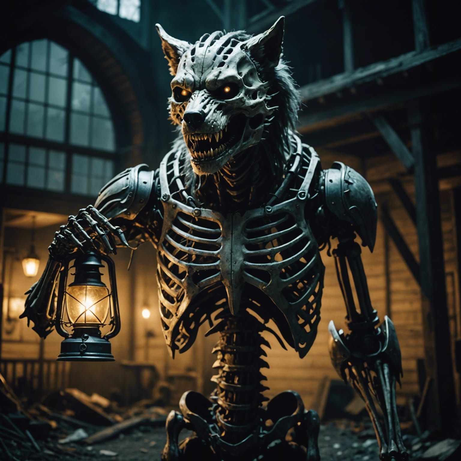Werewolf skeleton 2