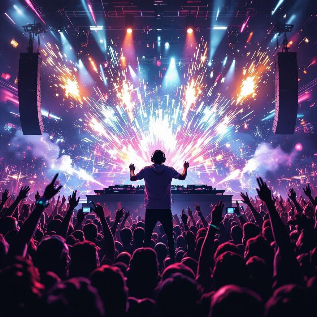 Illenium Concert: Epic DJ Set with Pyrotechnics and Crowd