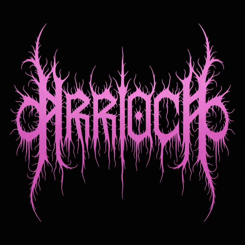 ARRIOCH in Black Metal Font Official Photo