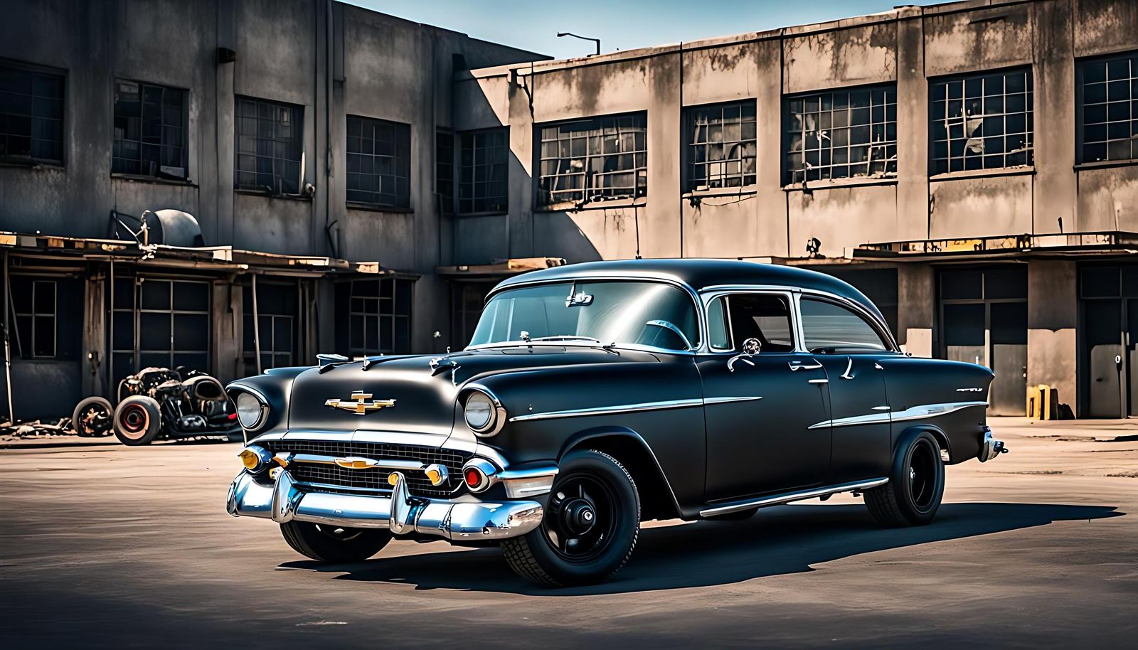Post-Apocalyptic Chevy Bel Air Hot-Rod
