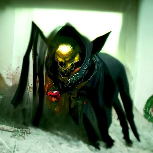 Sinister Taco in Dark Fantasy Style