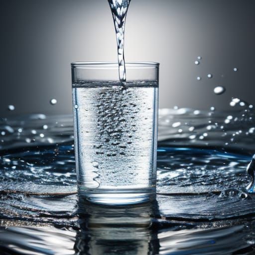 Water Splash in Glass: Professional Photography