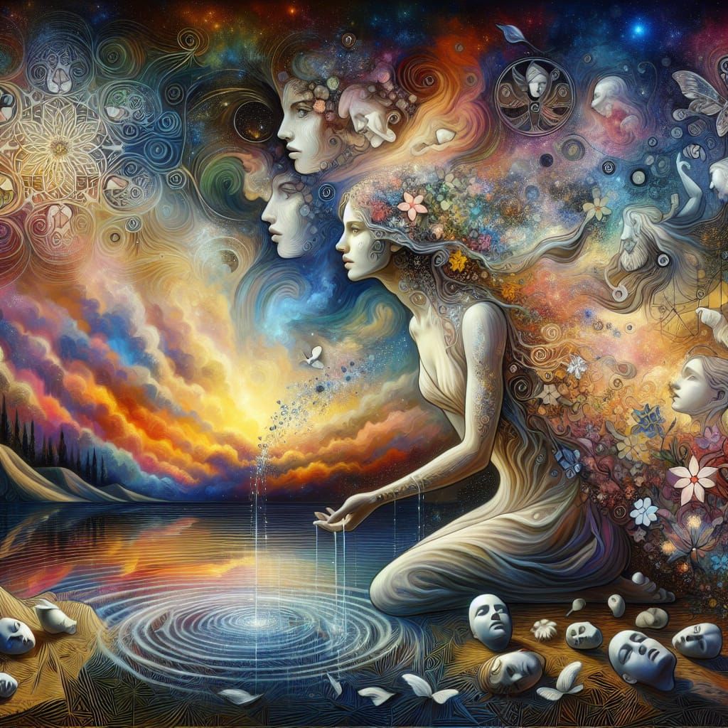 Enchanting Middle Eastern Goddess Embarks on a Journey of Se...