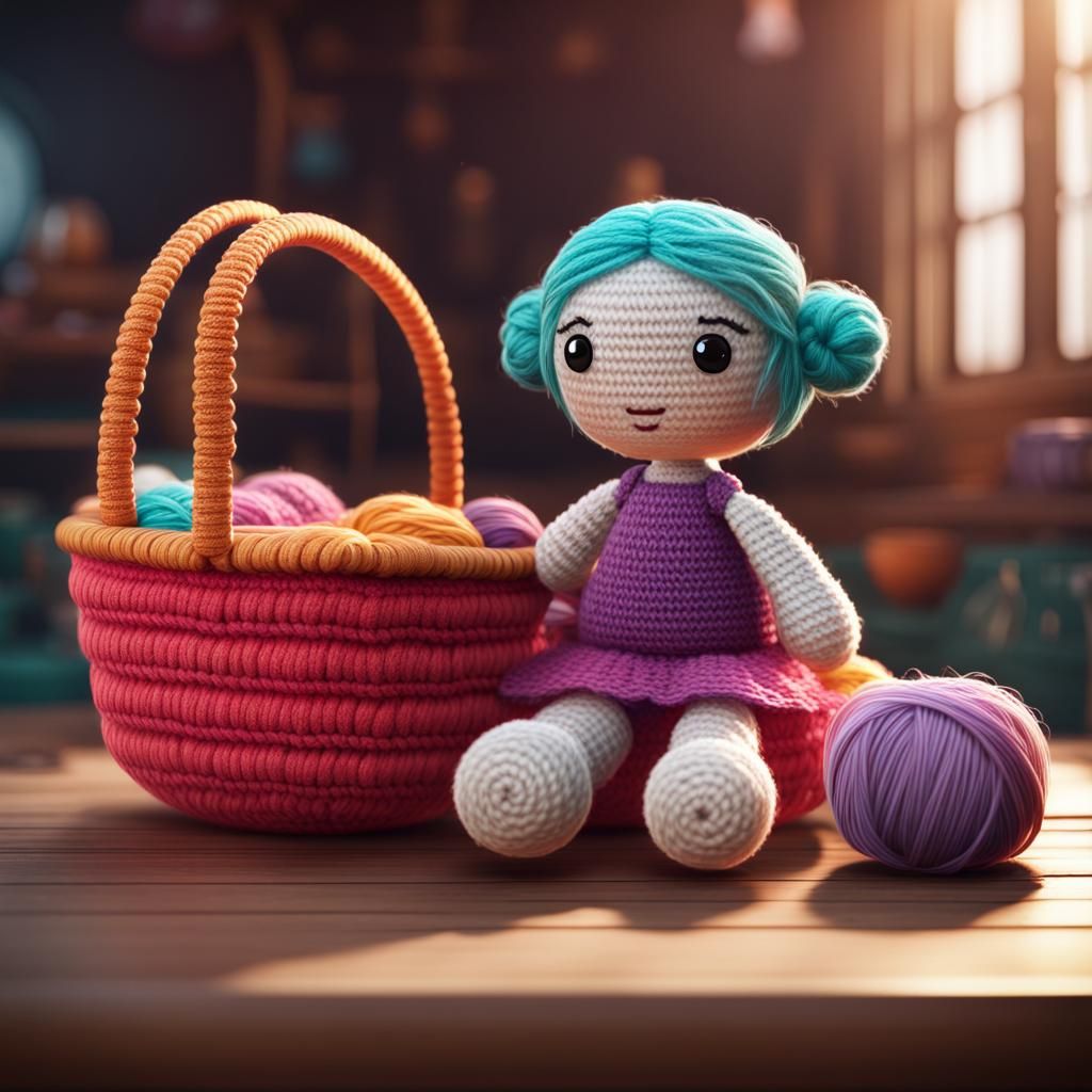 Crochet doll
