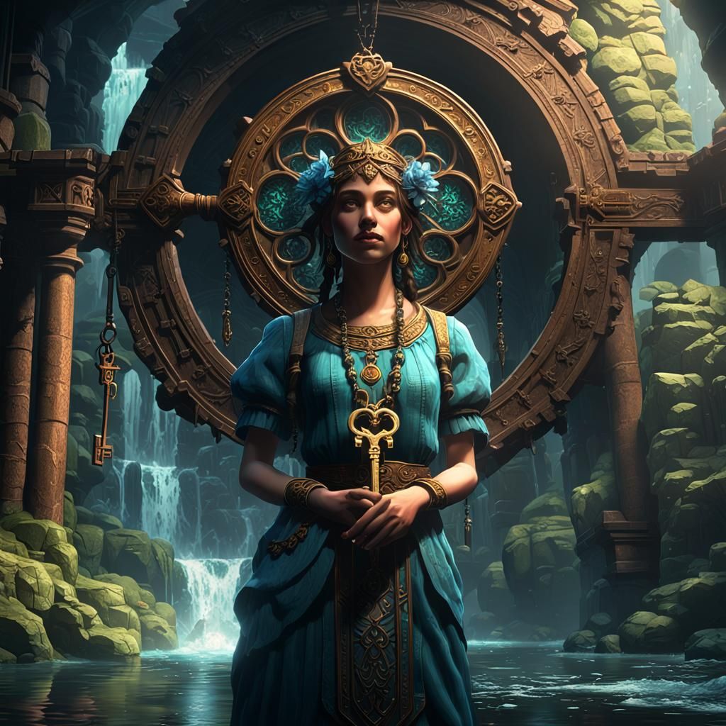 Heart Chamber Unlocked: Dark Fantasy Concept Art