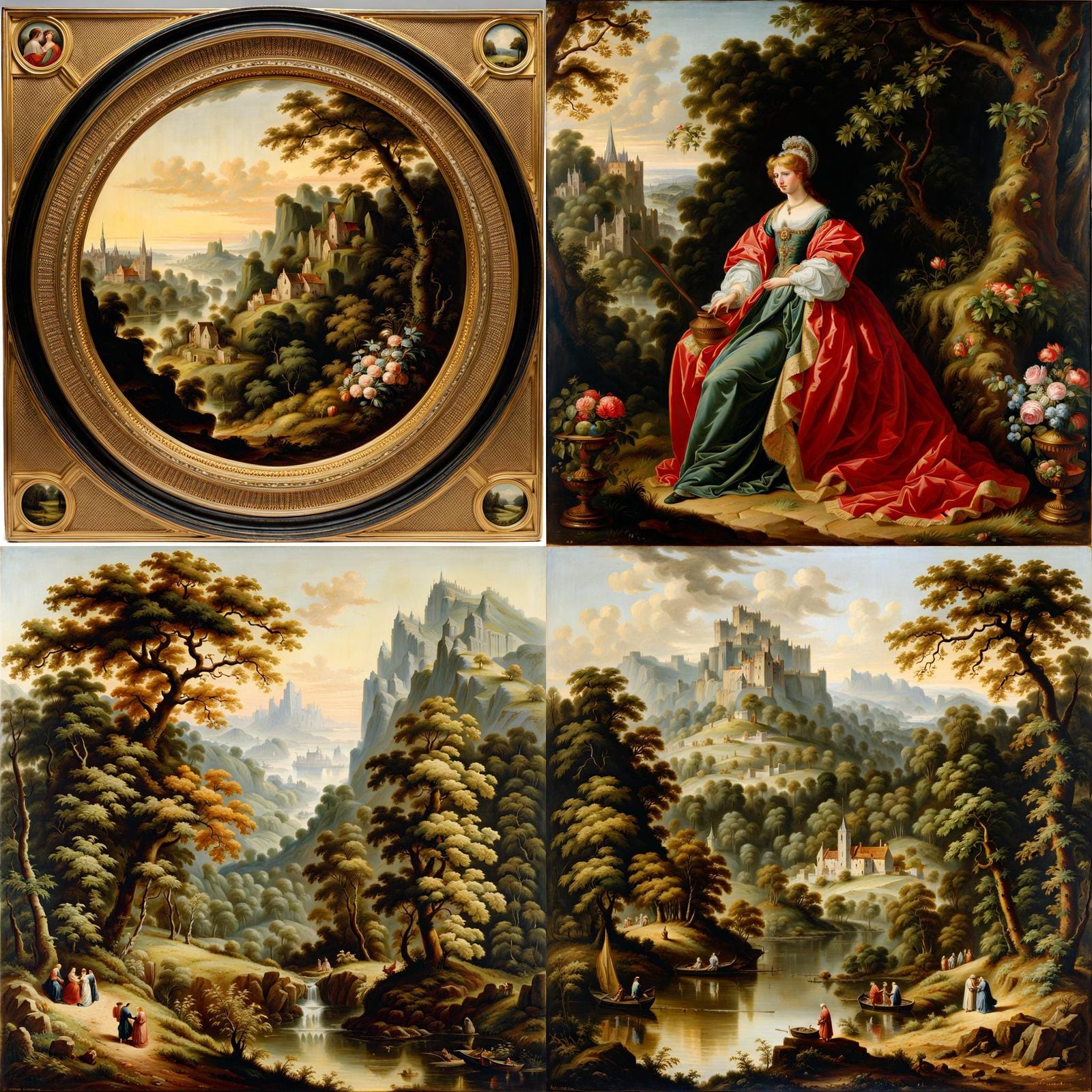 Surrealist Composition in the Style of Johfra Bosschart