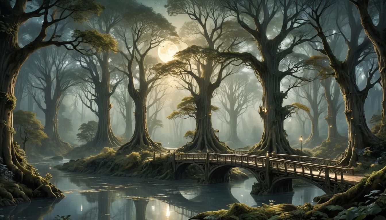 Mystical Lothlórien: Elven Realm of Galadriel and Celeborn