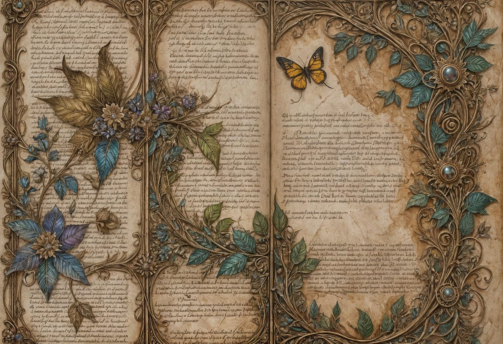 Antique Paper with Lace: Victorian Mysticism