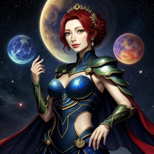 Abstract AI Art of Cassiopeia Constellation