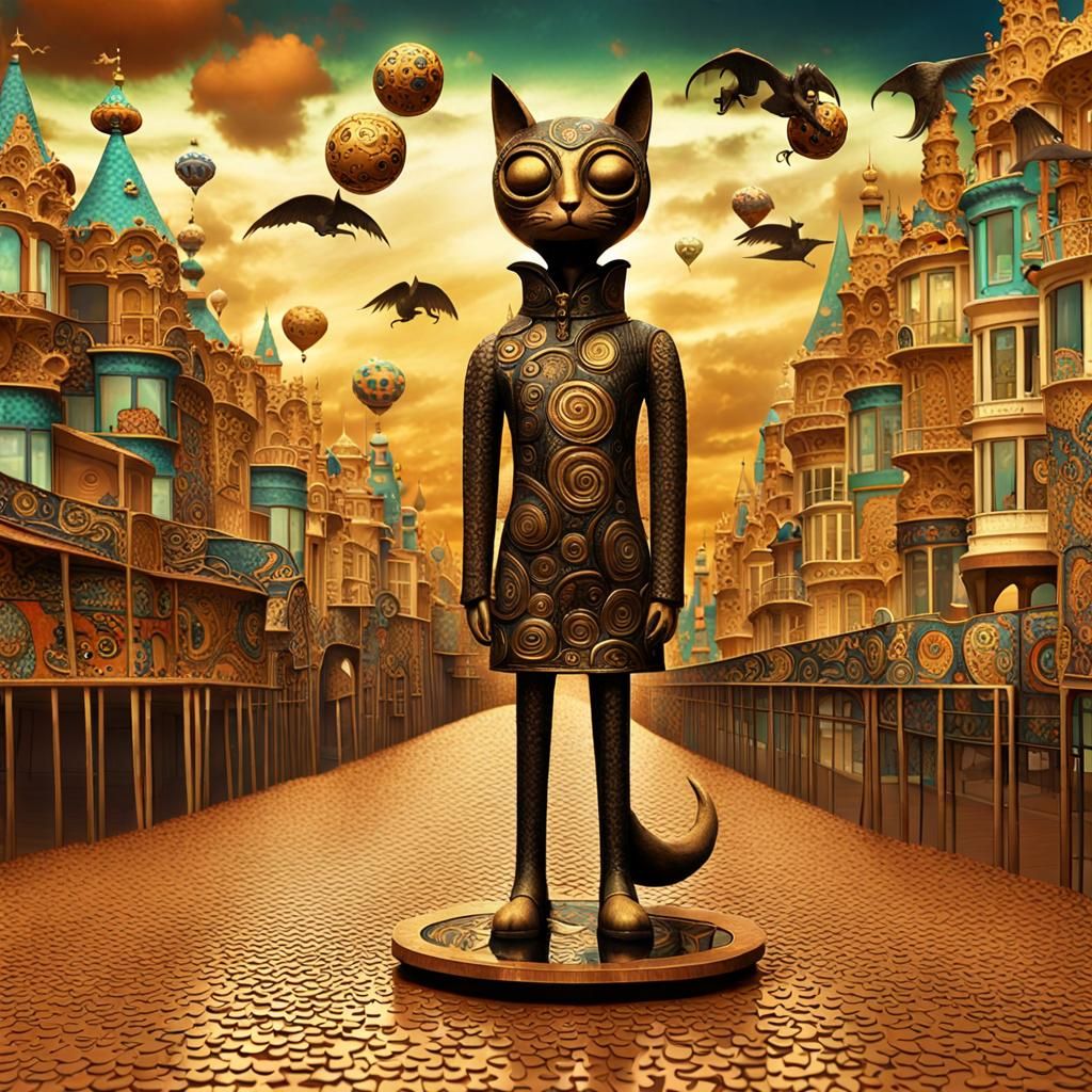Welcome to Surreal Cat world