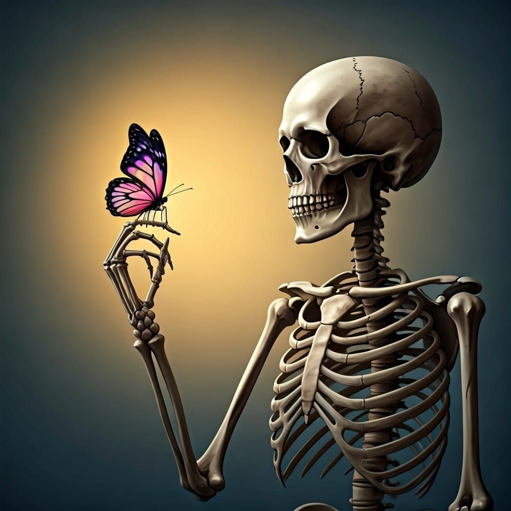 Ethereal Dance of Life and Death