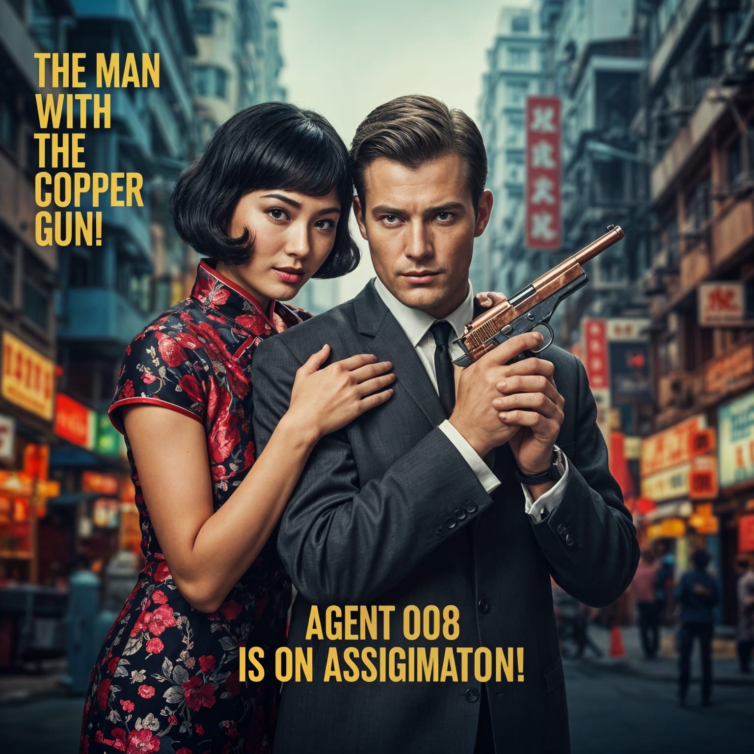 Retro Movie Poster: The Man With The Copper Gun