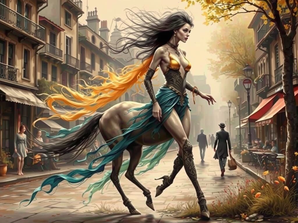 Lady Godiva Rides: Surrealist Dreamscape