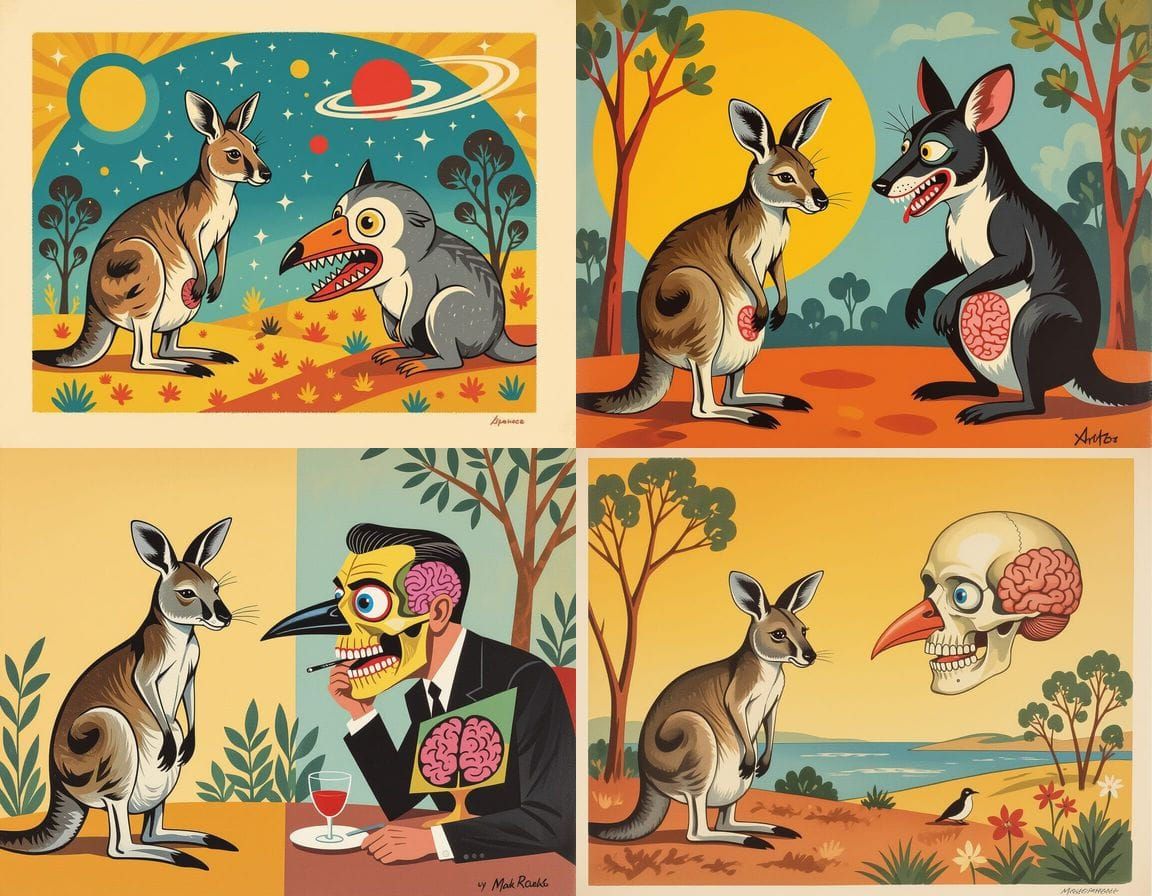 Brutal 1950s Australia: Nightmarish Animal Hybrid