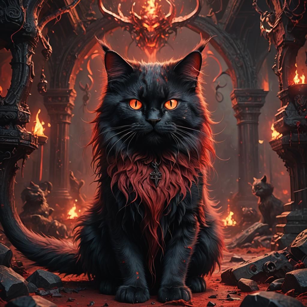 Satanic cat