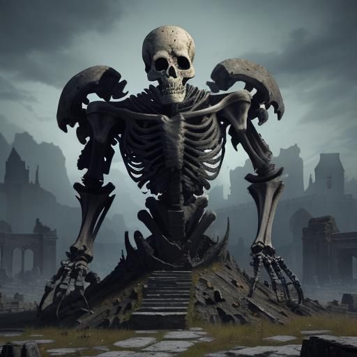 Stone Calavera: Detailed Matte Painting in Unreal Engine