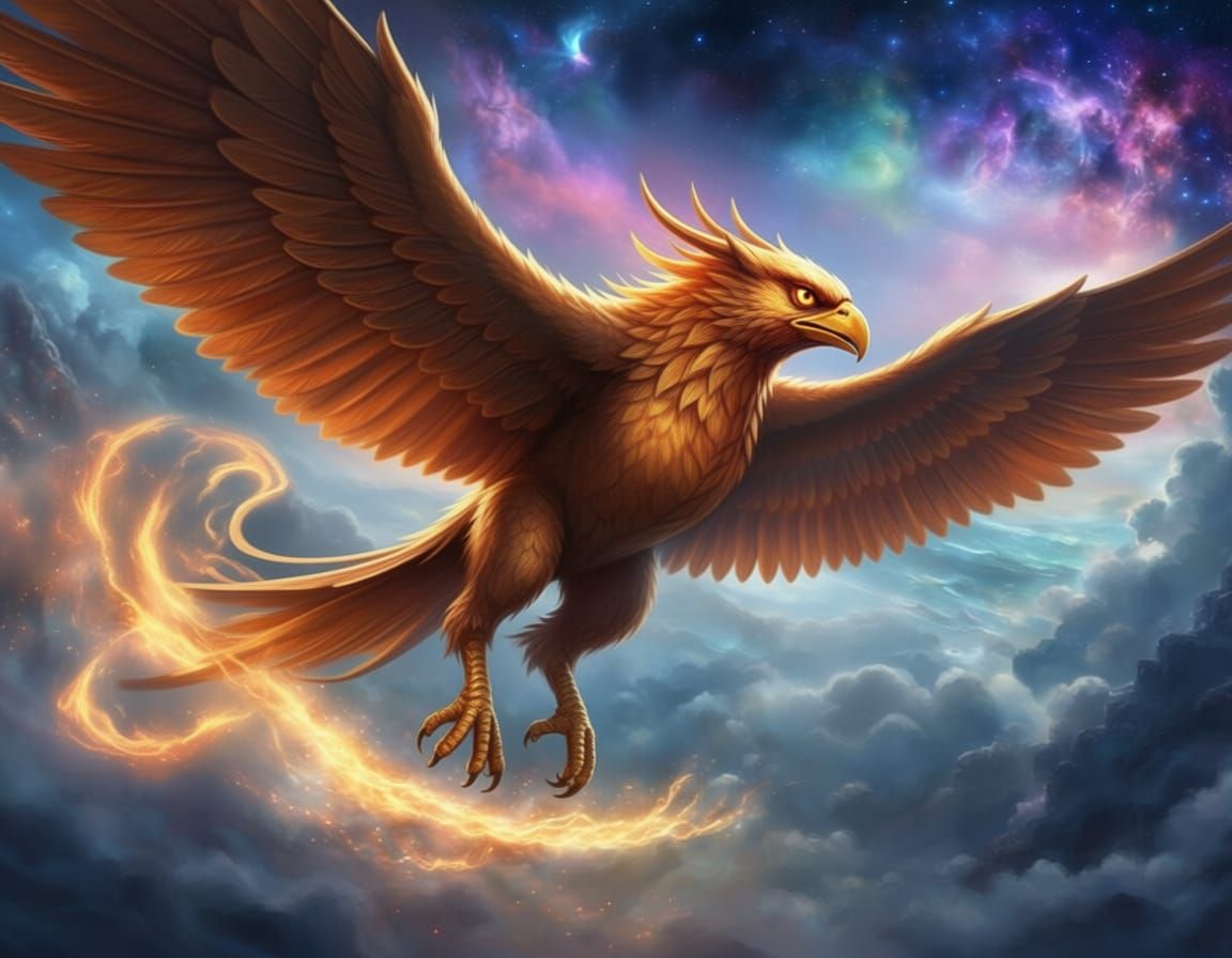 Cosmic Dragon Soars Above Earth in Luminous Digital Art