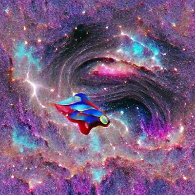 Spectacular Supernova in Space, Whimsical Style
