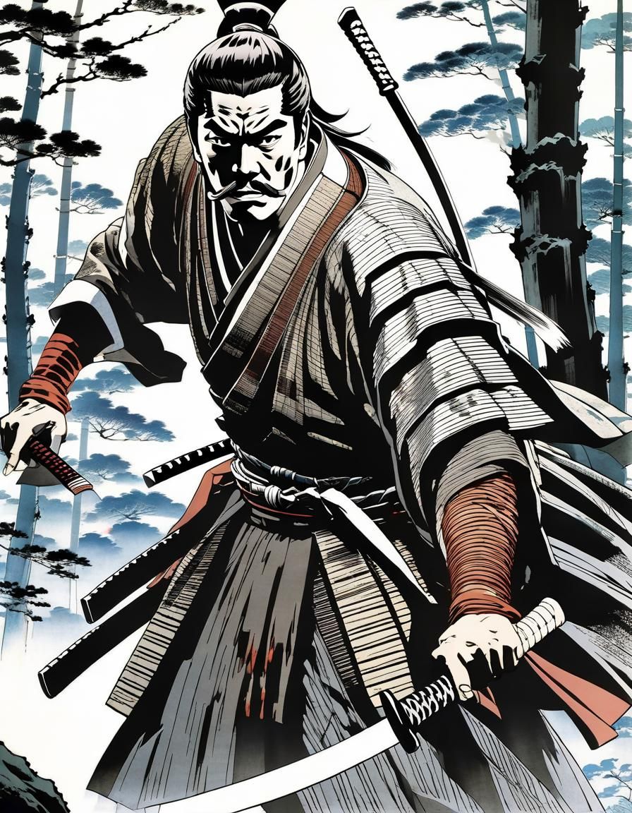 Toshiro Mifune in Akira Kurosawa's Throne of Blood