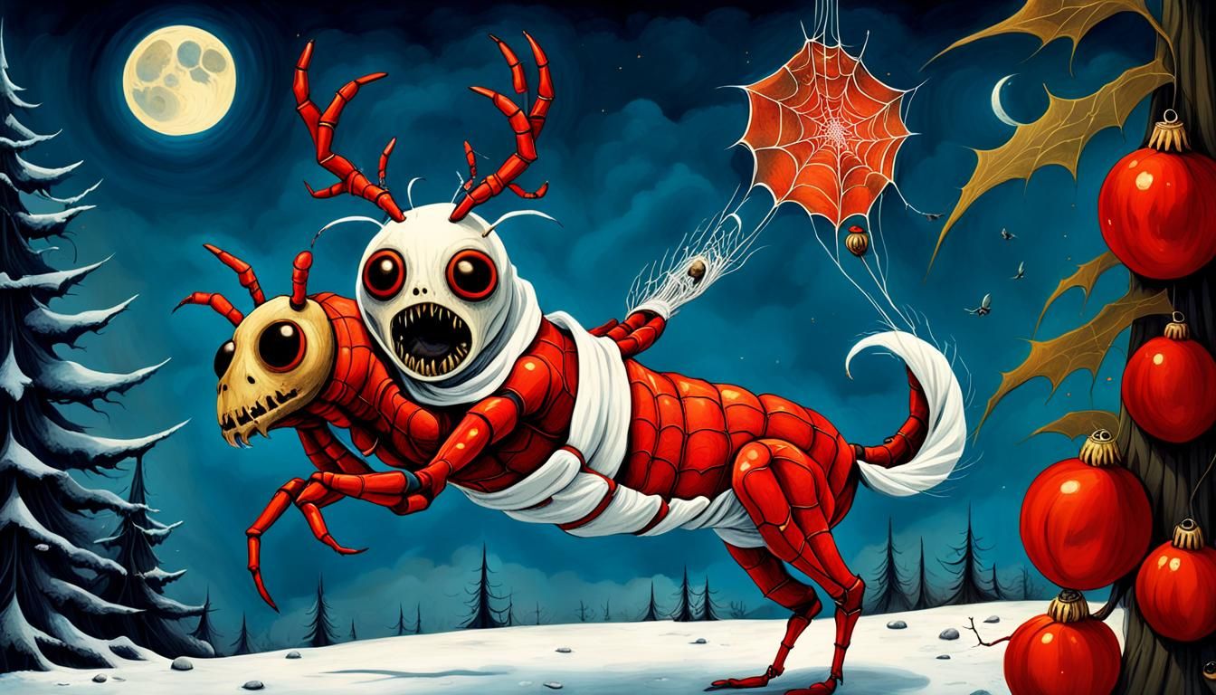 Pagan's Shame: Surreal Spiderweb Eye Horror