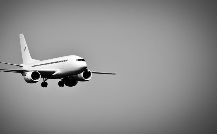 Plane Landing: Professional Photography with Bokeh