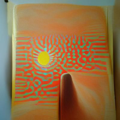 Retro Op Art Book Cover: 1960s Minimalist Design