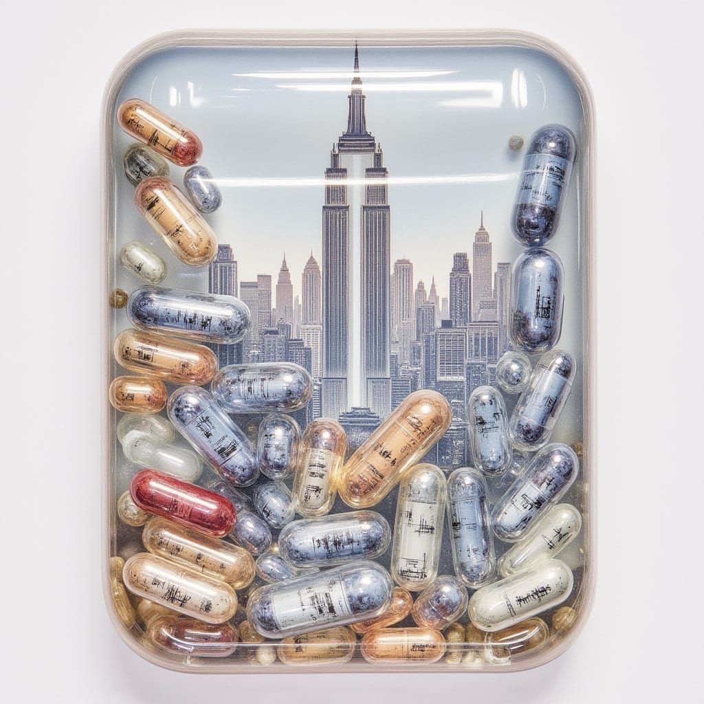 Cities in Vibrant Watercolour Capsules
