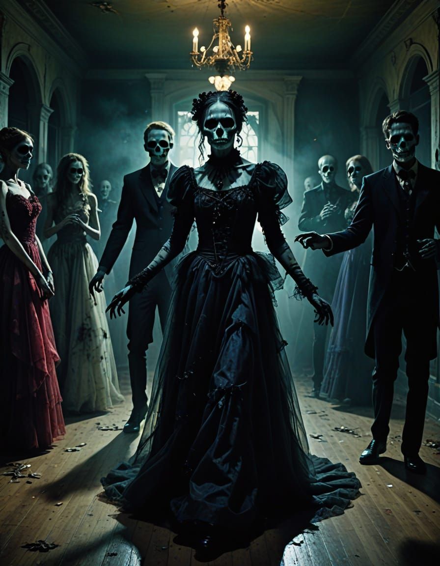 Ethereal Undead Dancers at Surreal Prom Night