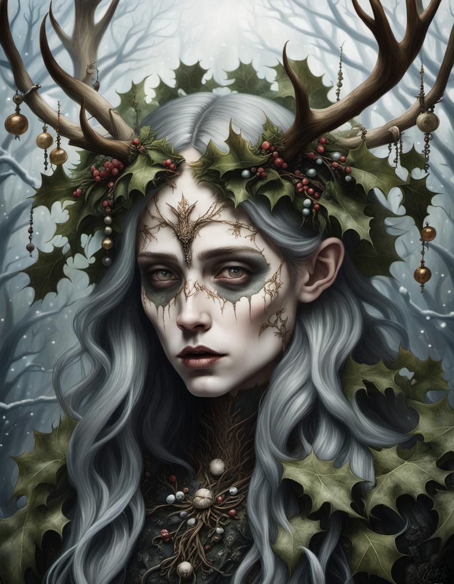 The Holly King: Winter Solstice Portrait